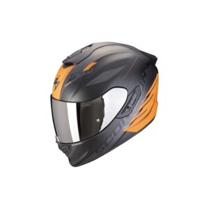 Scorpion Exo 1400 Evo 2 Air Luma Casco Integral Negro Mate/Naranja