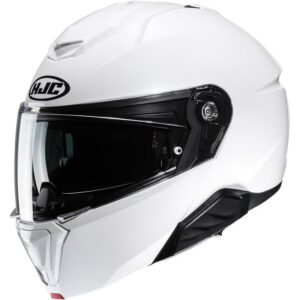 HJC i91 Solid Casco Modular Moto Pearl White